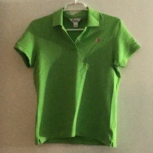 Lily Pulitzer green polo shirt